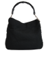 Small Bamboo Top Handle, £250, Handbags, Black, Nylon, Front view